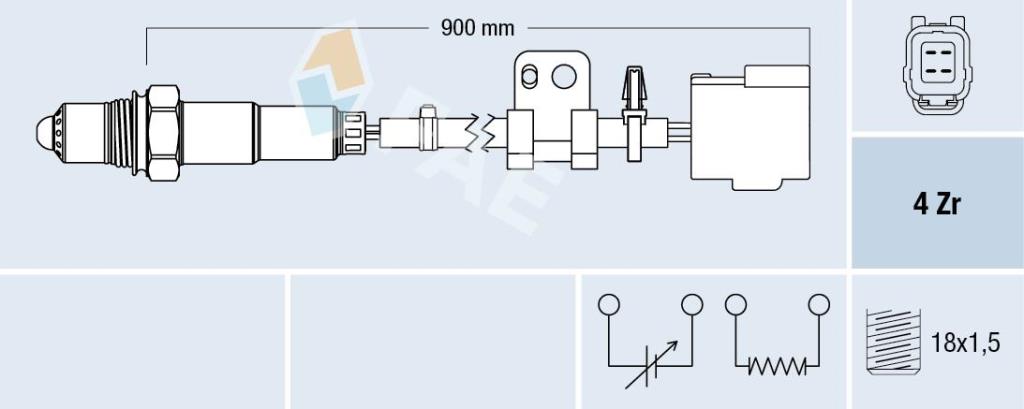 Sonda Lambda FAE ref. 77764