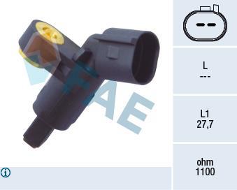 Sensor ABS FAE ref. 78020