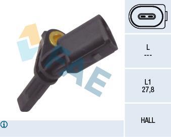 Sensor ABS FAE ref. 78064