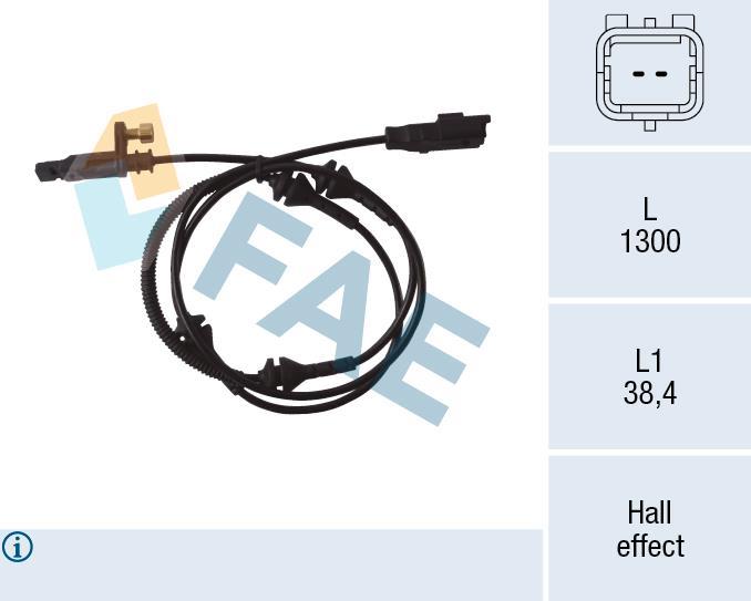 Sensor ABS FAE ref. 78089