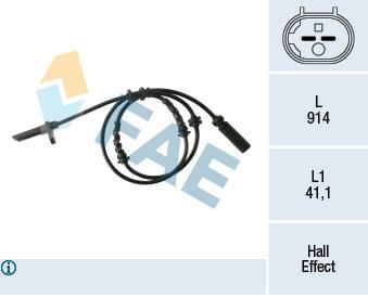 Sensor ABS FAE ref. 78334