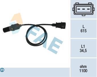 Palpeur de régime, gestion moteur (Capteur PMH) FAE ref. 79005