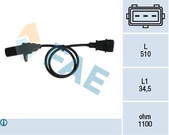 Palpeur de régime, gestion moteur (Capteur PMH) FAE ref. 79007
