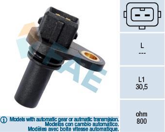 Palpeur de régime, gestion moteur (Capteur PMH) FAE ref. 79008