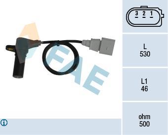 Palpeur de régime, gestion moteur (Capteur PMH) FAE ref. 79063