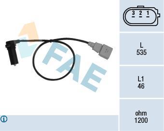 Palpeur de régime, gestion moteur (Capteur PMH) FAE ref. 79067