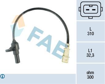 Palpeur de régime, gestion moteur (Capteur PMH) FAE ref. 79084