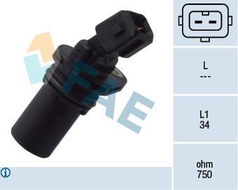 Palpeur de régime, gestion moteur (Capteur PMH) FAE ref. 79140