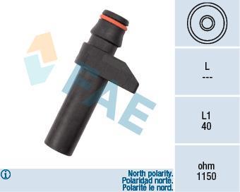 Sensor de revoluciones, control del motor FAE ref. 79187