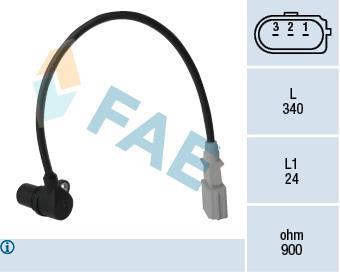Sensor de revoluciones, control del motor FAE ref. 79198