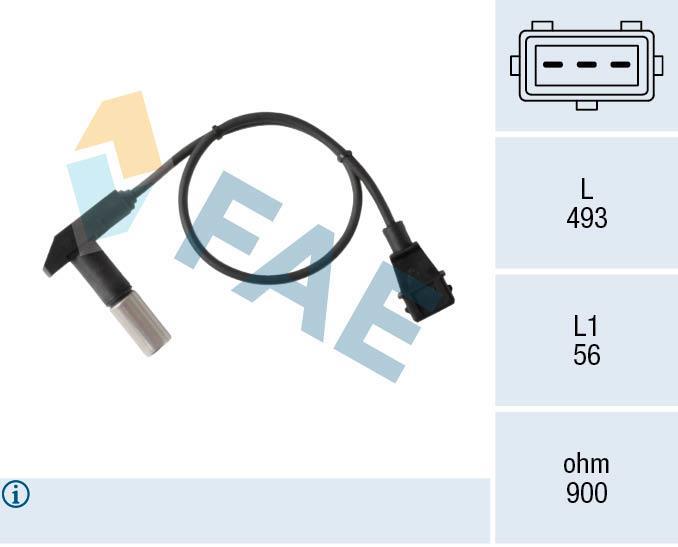 Palpeur de régime, gestion moteur (Capteur PMH) FAE ref. 79208