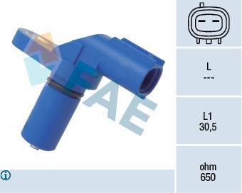 Sensor de revoluciones, caja automática FAE 79255