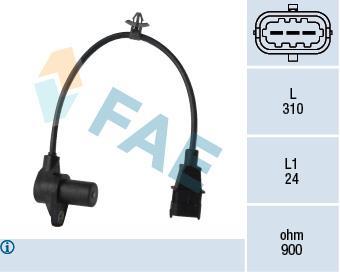 Palpeur de régime, gestion moteur (Capteur PMH) FAE ref. 79354