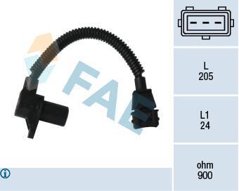 Palpeur de régime, gestion moteur (Capteur PMH) FAE ref. 79355