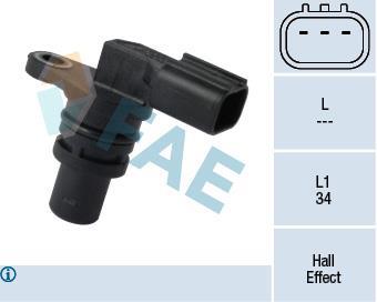 Sensor, posición arbol de levas FAE 79373