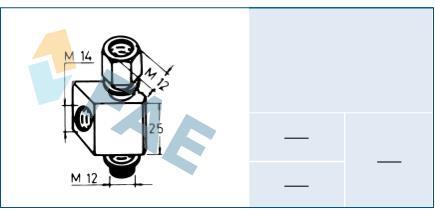 Conector, tubo de combustível FAE ref. 99290