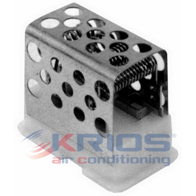 Résistance, pulseur d'air habitacle (Élément de commande, chauffage/ventilation) MEAT & DORIA ref. K109024