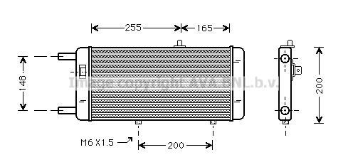 Radiateur moteur (Radiateur de refroidissement) AVA Deutschland GmbH AI2087
