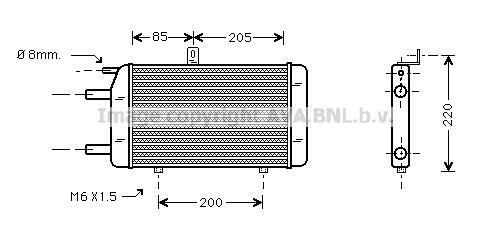 Radiateur moteur (Radiateur de refroidissement) AVA Deutschland GmbH AI2171