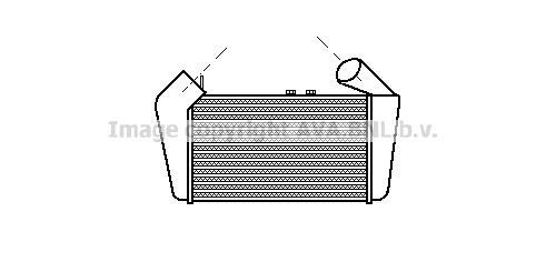 Intercooler, échangeur (Refroidisseur d'air) AVA Deutschland GmbH AI4036