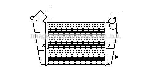 Intercooler, échangeur (Refroidisseur d'air) AVA Deutschland GmbH AI4075