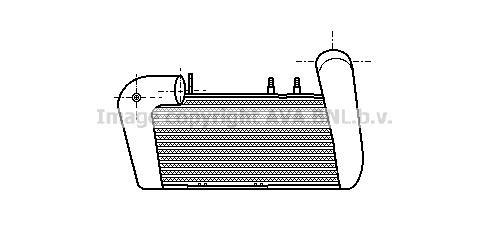 Intercooler, échangeur (Refroidisseur d'air) AVA Deutschland GmbH AI4086