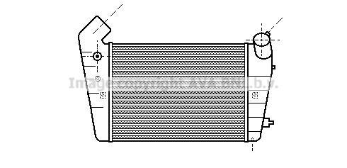 Intercooler, échangeur (Refroidisseur d'air) AVA Deutschland GmbH AI4103