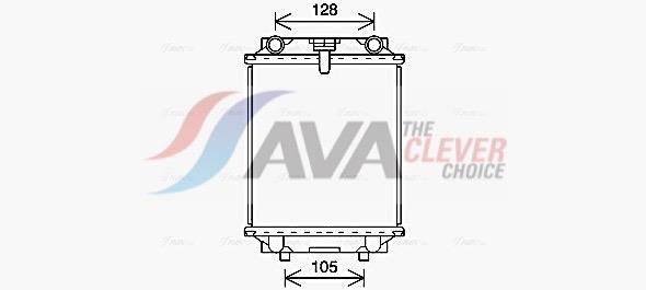 Radiateur moteur (Radiateur de refroidissement) AVA Deutschland GmbH ref. AI2415