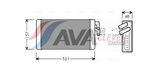 Radiateur de chauffage AVA Deutschland GmbH ref. AI6052