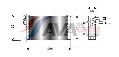 Radiateur de chauffage AVA Deutschland GmbH AI6141