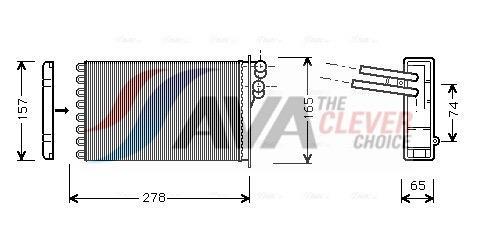 Radiateur de chauffage AVA Deutschland GmbH ref. AI6156