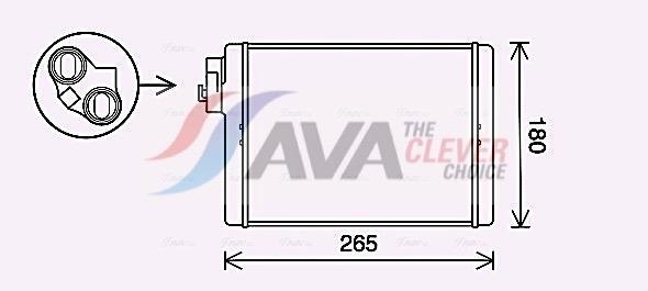 Radiateur de chauffage AVA Deutschland GmbH ref. AI6408