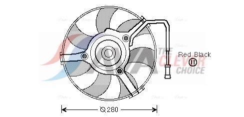 Ventilateur de refroidissement du moteur (Motoventilateur) AVA Deutschland GmbH AI7504