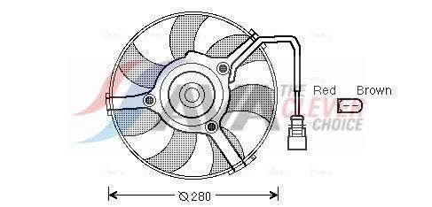 Ventilador do motor AVA Deutschland GmbH ref. AI7516