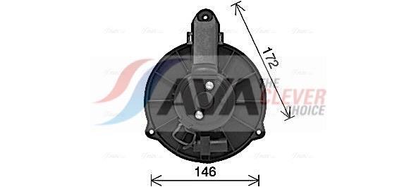 Pulseur d'air habitacle (Ventilateur habitacle) AVA Deutschland GmbH ref. AI8426