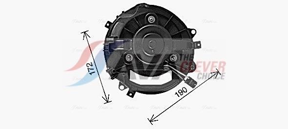 Pulseur d'air habitacle (Ventilateur habitacle) AVA Deutschland GmbH ref. AI8445