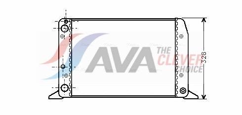 Radiateur moteur (Radiateur de refroidissement) AVA Deutschland GmbH ref. AIA2028