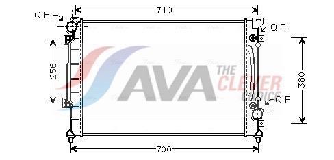 Radiateur moteur (Radiateur de refroidissement) AVA Deutschland GmbH ref. AIA2157