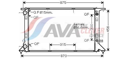 Radiateur moteur AVA Deutschland GmbH AIA2293 au meilleur prix - Oscaro