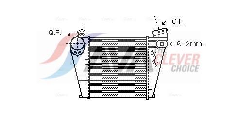 Intercooler, échangeur (Refroidisseur d'air) AVA Deutschland GmbH ref. AIA4200
