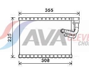 Evaporateur climatisation AVA Deutschland GmbH ref. AIV326