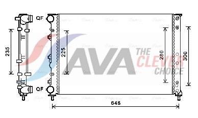 Radiateur moteur (Radiateur de refroidissement) AVA Deutschland GmbH ref. AL2144
