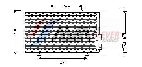 Condenseur, climatisation (Radiateur de climatisation) AVA Deutschland GmbH ref. AL5063