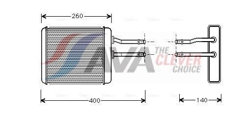Radiateur de chauffage AVA Deutschland GmbH ref. AL6072