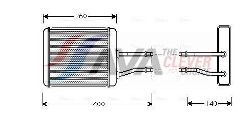 Radiateur de chauffage AVA Deutschland GmbH ref. AL6073