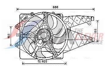 Ventilador do motor AVA Deutschland GmbH ref. AL7523