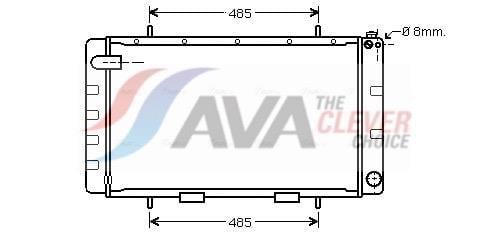 Radiateur moteur (Radiateur de refroidissement) AVA Deutschland GmbH ref. AU2065