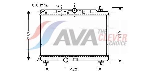 Radiateur moteur (Radiateur de refroidissement) AVA Deutschland GmbH ref. AU2121