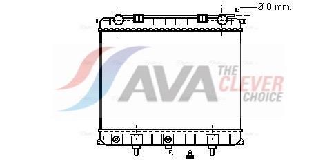 Radiateur moteur (Radiateur de refroidissement) AVA Deutschland GmbH ref. AU2132