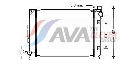 Radiateur moteur (Radiateur de refroidissement) AVA Deutschland GmbH ref. AU2164
